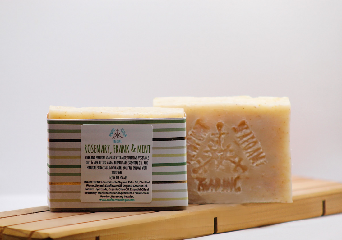 Rosemary, Frank &amp; Mint Organic Handmade Soap Bar