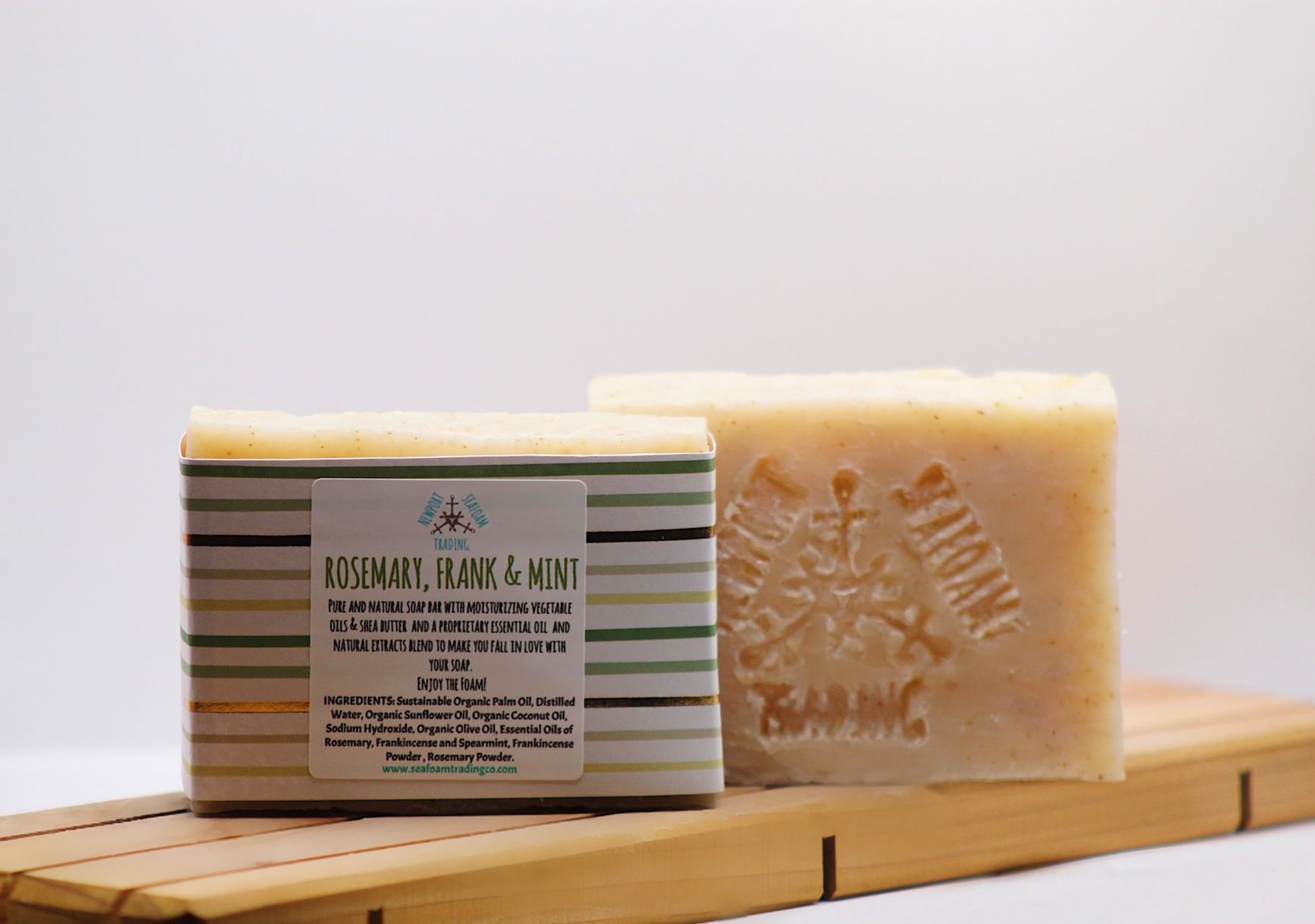 Rosemary, Frank & Mint Organic Handmade Soap Bar