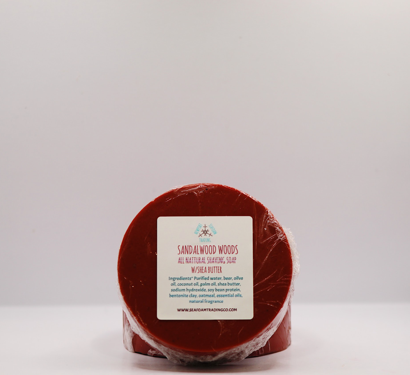 Sandalwood Woods- Sandalwood Vanilla + Nag Champa Organic Handmade Shaving Soap