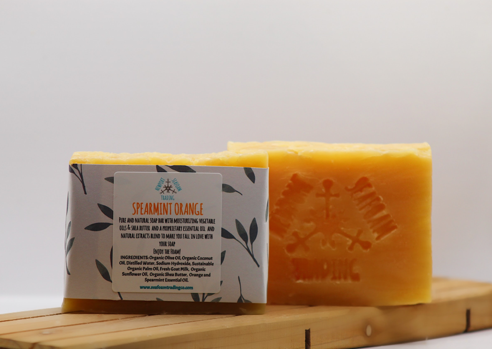 Spearmint Orange Organic Handmade Soap Bar
