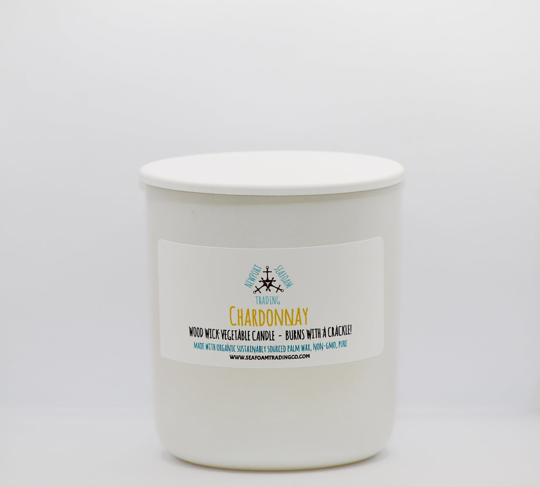 Chardonnay Organic Wood Wick Candle