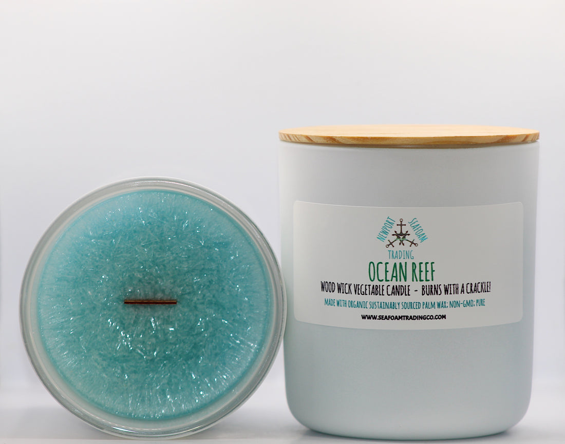 Ocean Reef Organic Wood Wick Candle