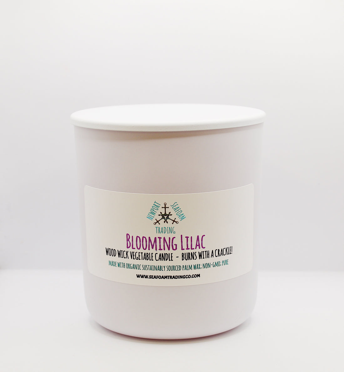 Blooming Lilac Organic Wood Wick Candle