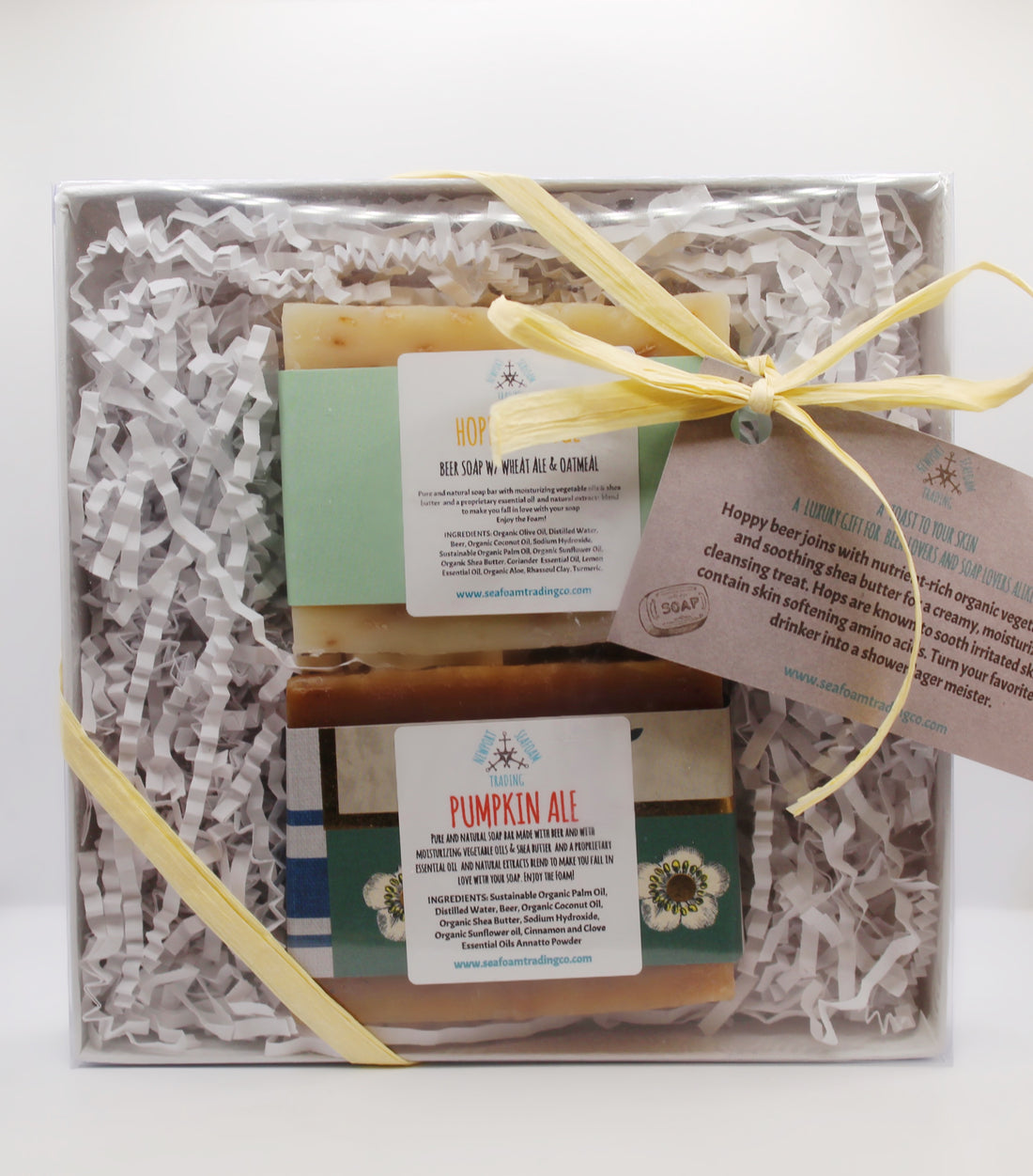 Hoppy Orange & Pumpkin Ale Natural Beer Soap Gifts Set
