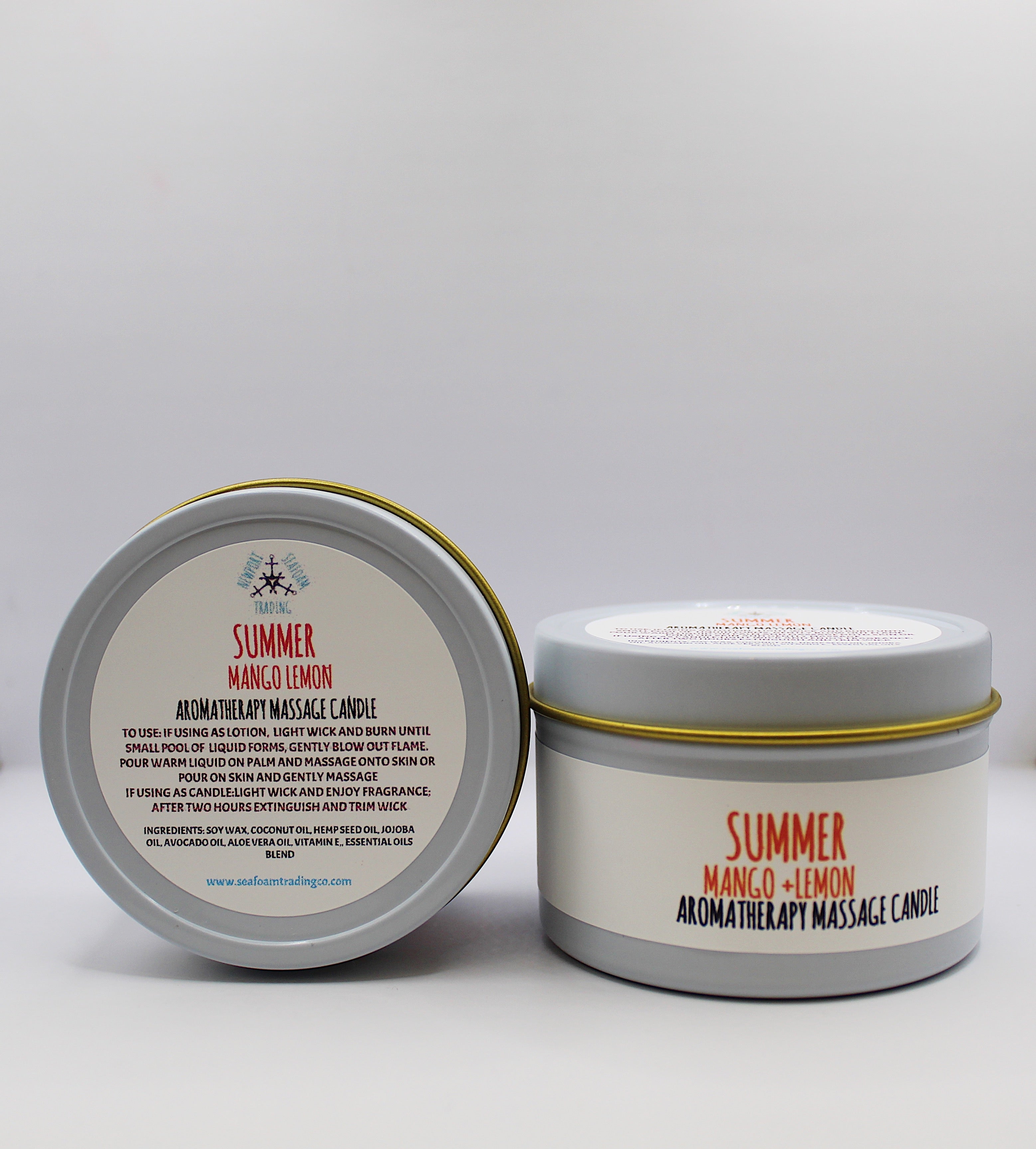 Summer  Natural Massage Candle