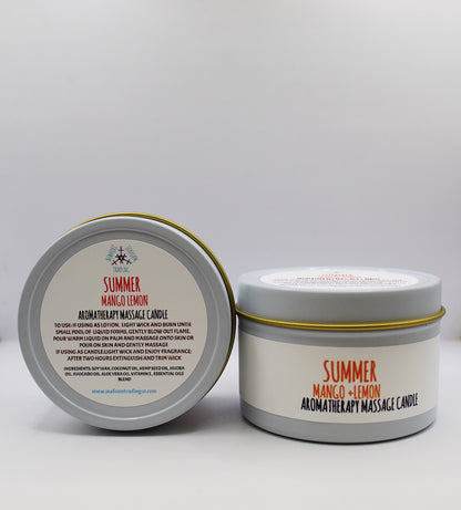 Summer  Natural Massage Candle