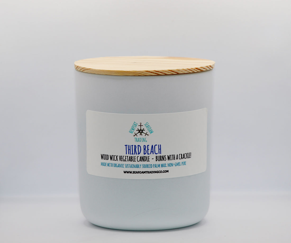 Third Beach Organic Wood Wick Candle