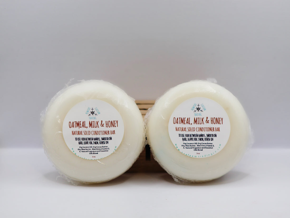 Oatmeal, Milk, & Honey Natural Solid Conditioner Bar