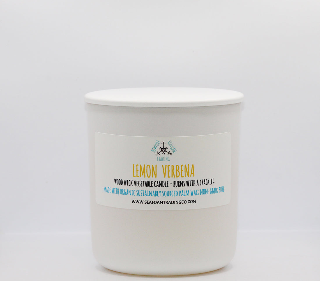 Lemon Verbena Organic Wood Wick Candle