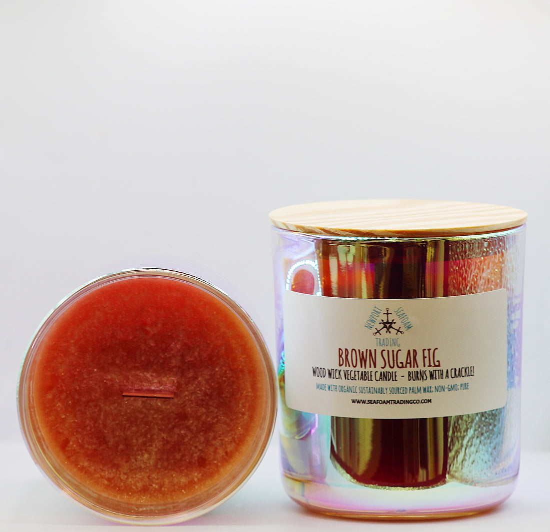 Brown Sugar Fig Organic Wood Wick Candle