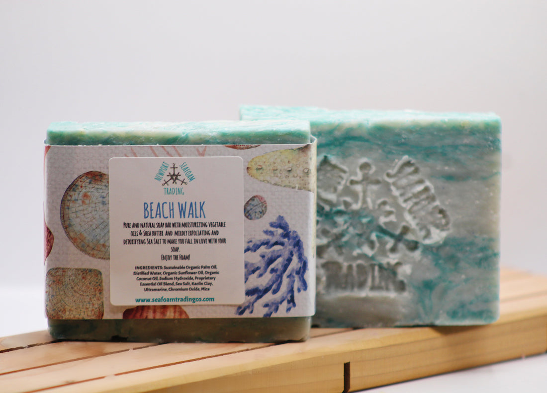 Beach Walk Organic Handmade Soap Bar