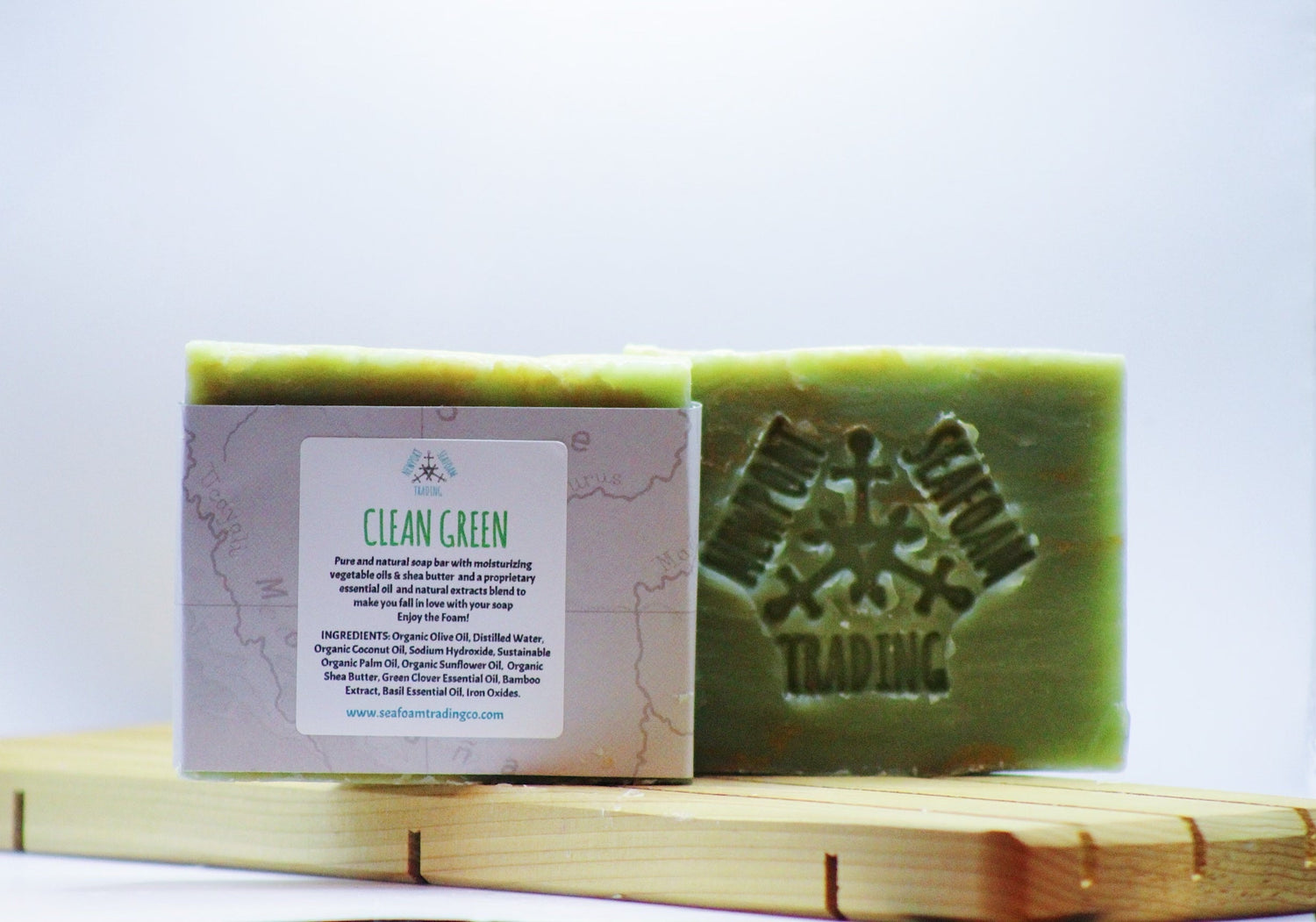 Clean Green Organic Handmade Soap Bar