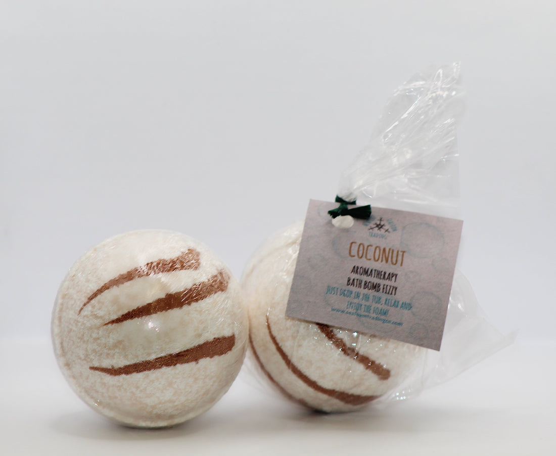 Coconut Organic Handmade Bath Bomb