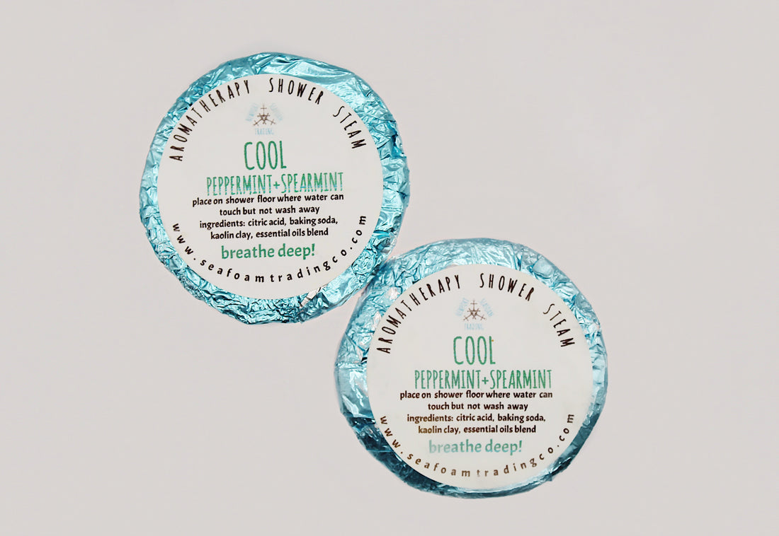 Cool - Headache Relief Organic Handmade Shower Steam