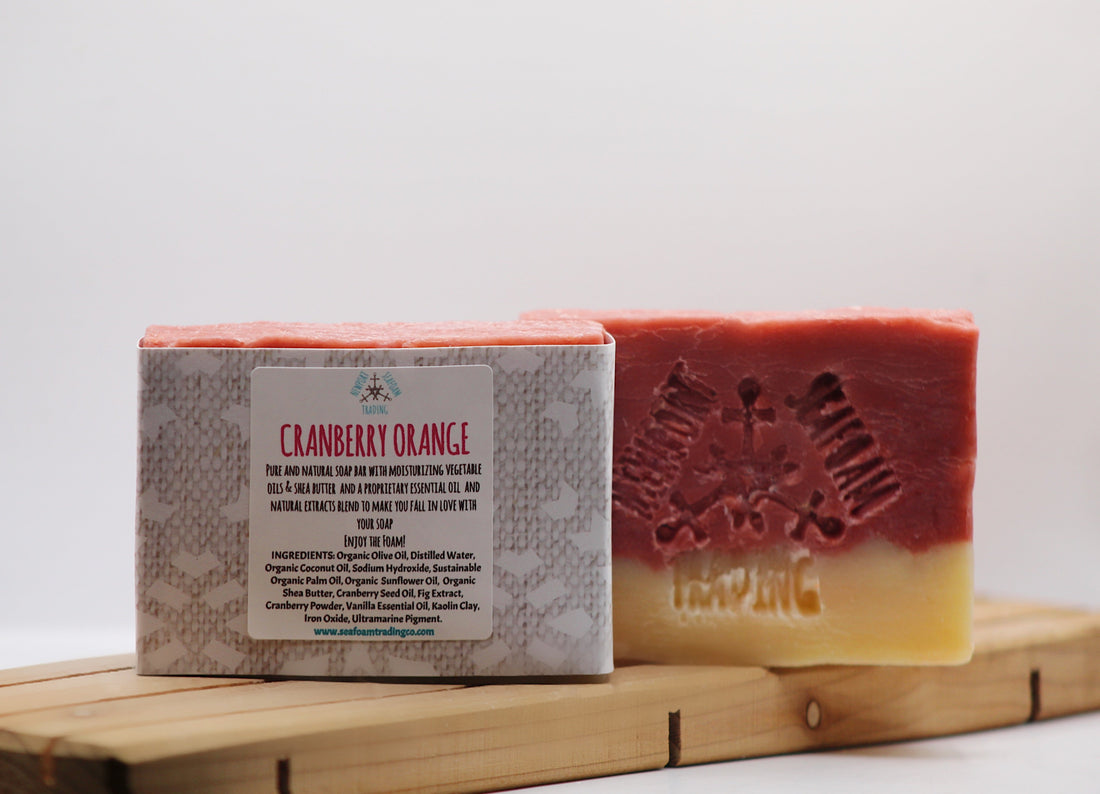 Cranberry Orange Organic Handmade Soap Bar