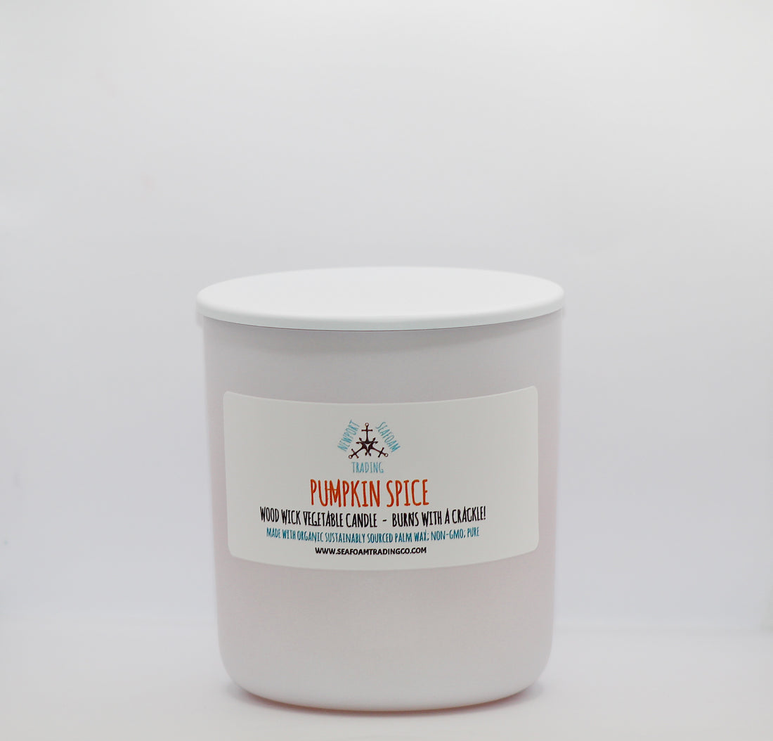 Pumpkin Spice Organic Wood Wick Candle