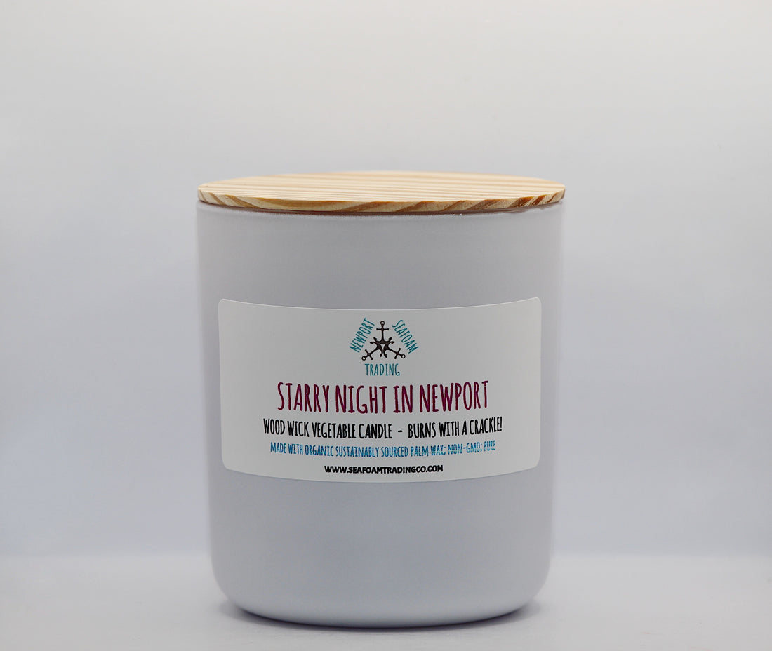 Starry Night in Newport Organic Wood Wick Candle