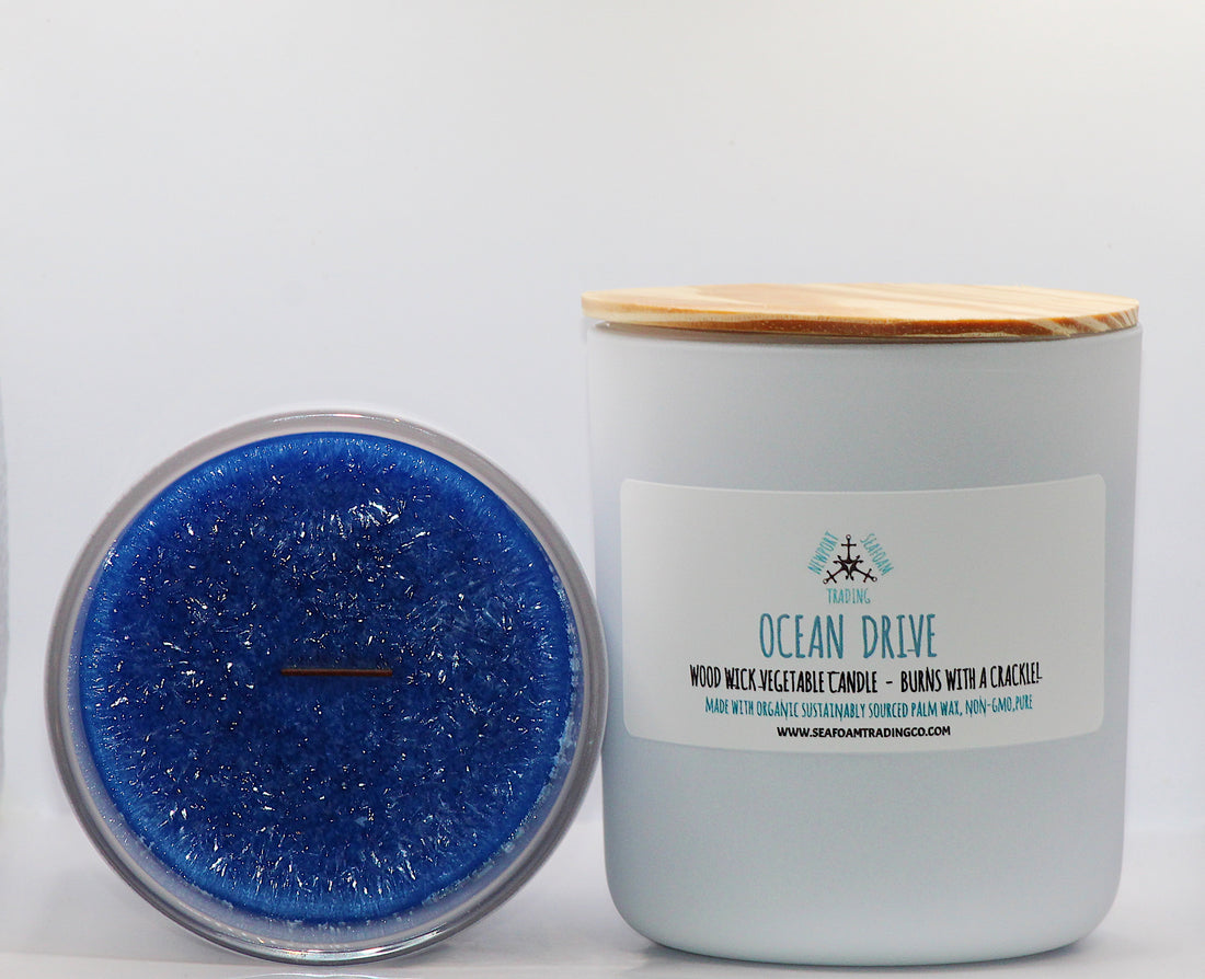 Ocean Drive Organic Wood Wick Candle