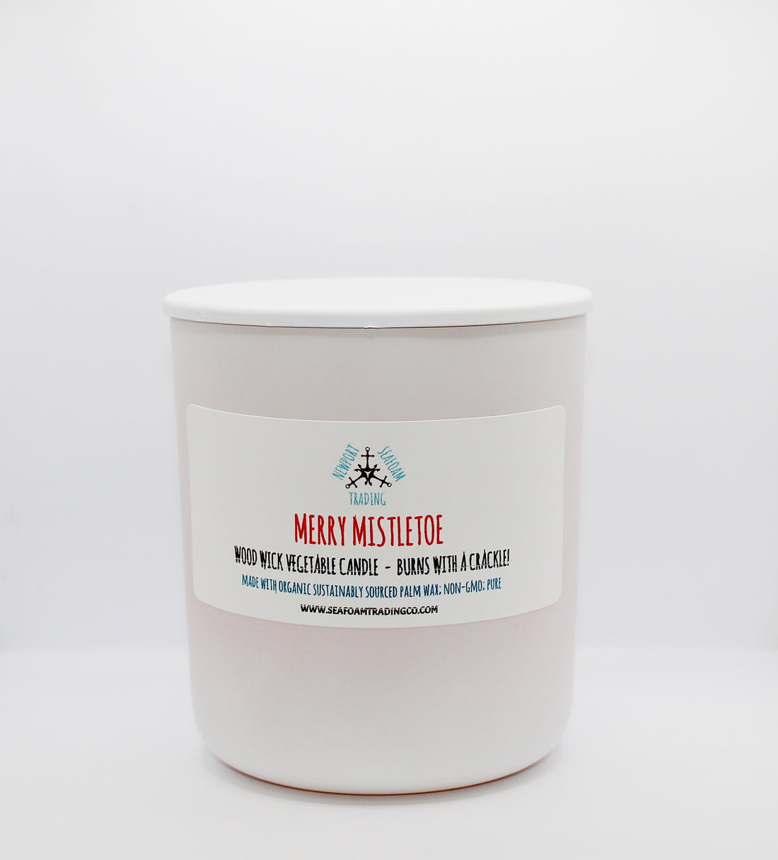 Merry Mistletoe Organic Wood Wick Candle