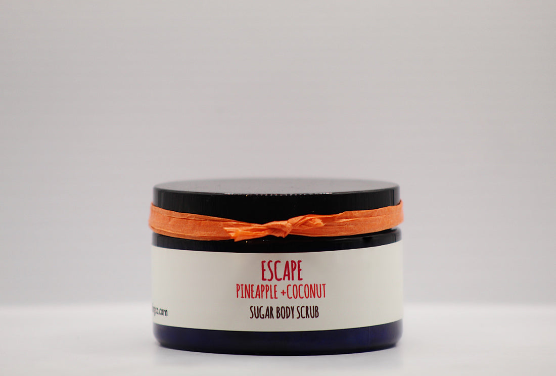 Escape- Pineapple Coconut Organic Handmade Sugar Scrub