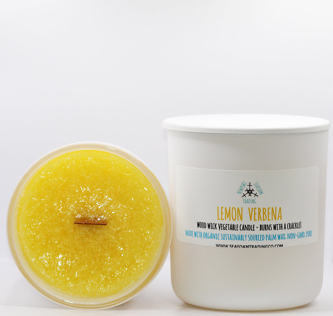 Lemon Verbena Organic Wood Wick Candle