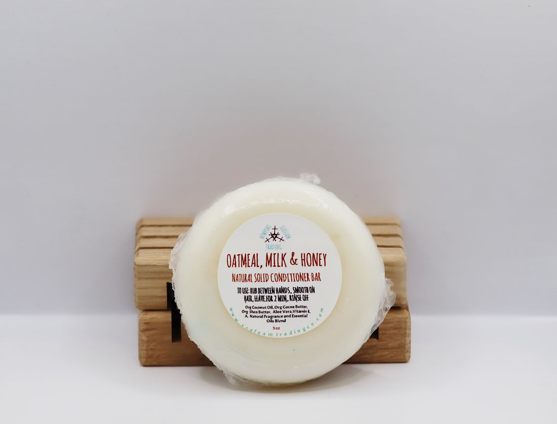 Oatmeal, Milk, & Honey Natural Solid Conditioner Bar
