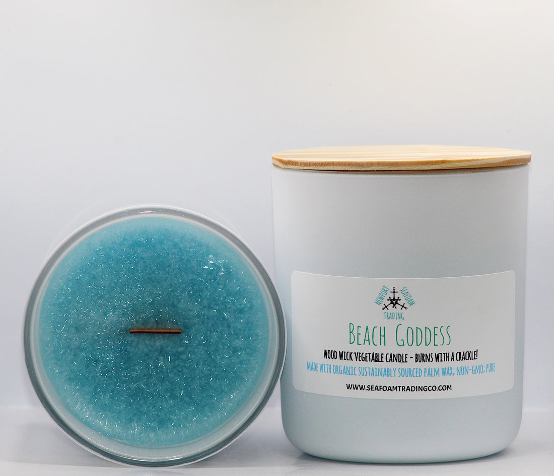 Beach Goddess Organic Wood Wick Candle