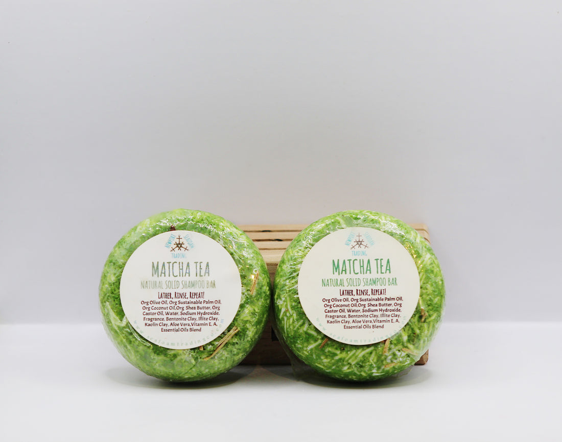 Matcha Tea Natural Solid Shampoo Bar
