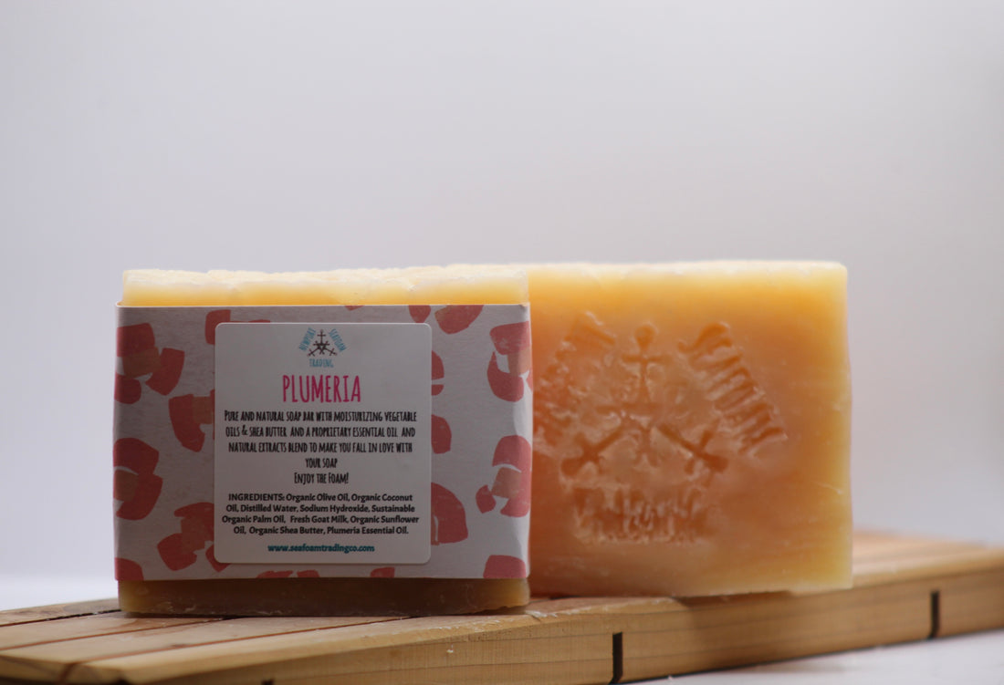 Plumeria Organic Handmade Soap Bar