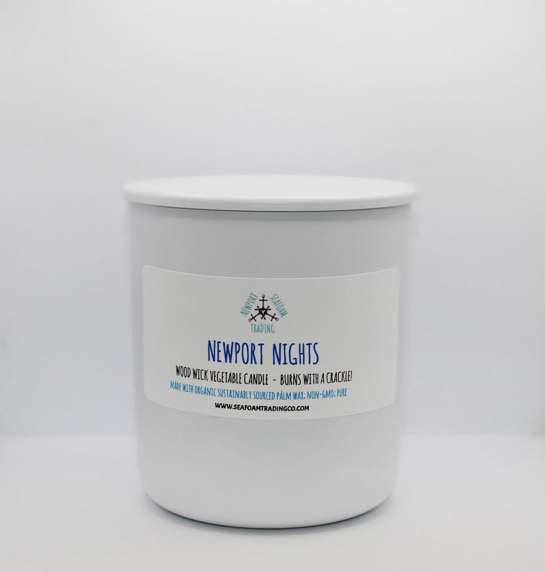 Newport Nights Organic Wood Wick Candle