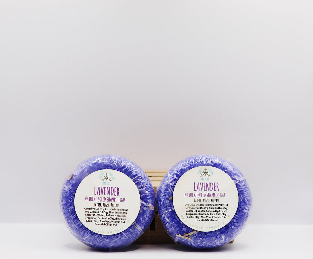 Relax- Lavender Natural Solid Shampoo Bar