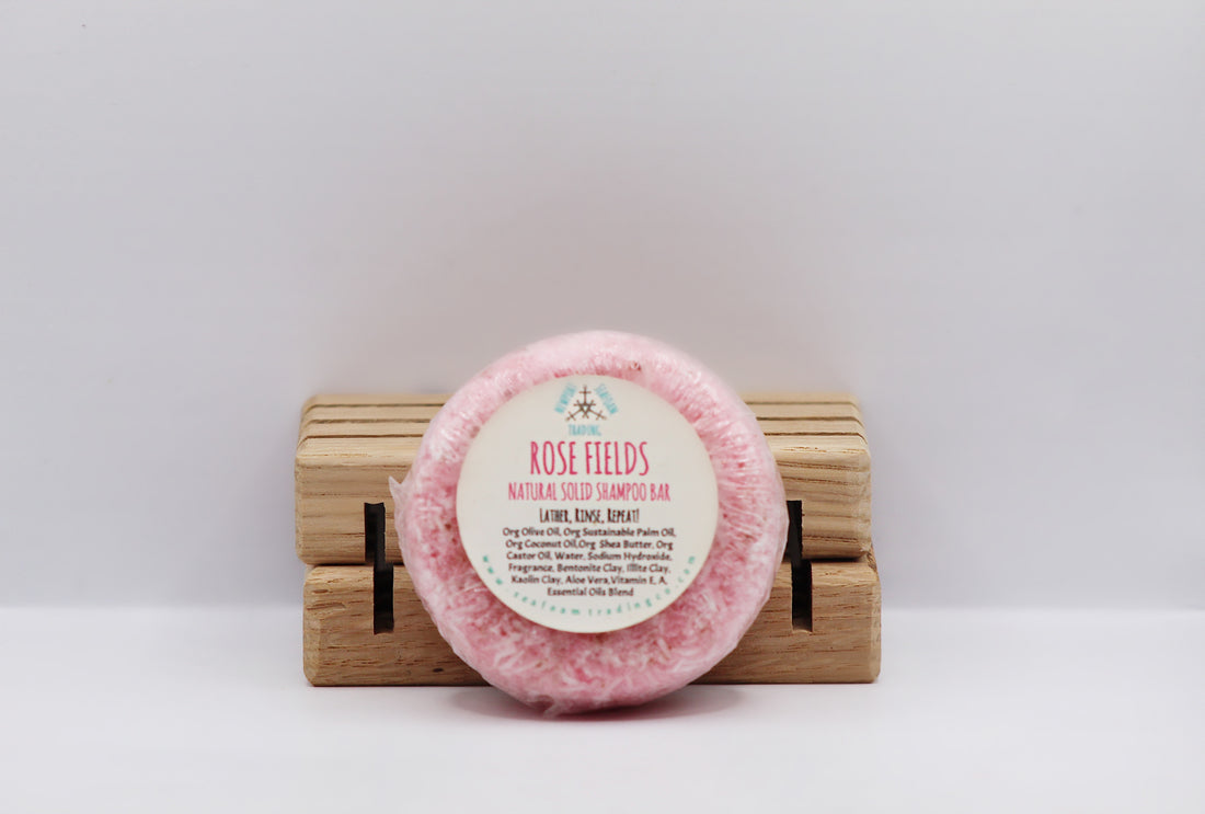 Rose Fields Natural Solid Shampoo Bar