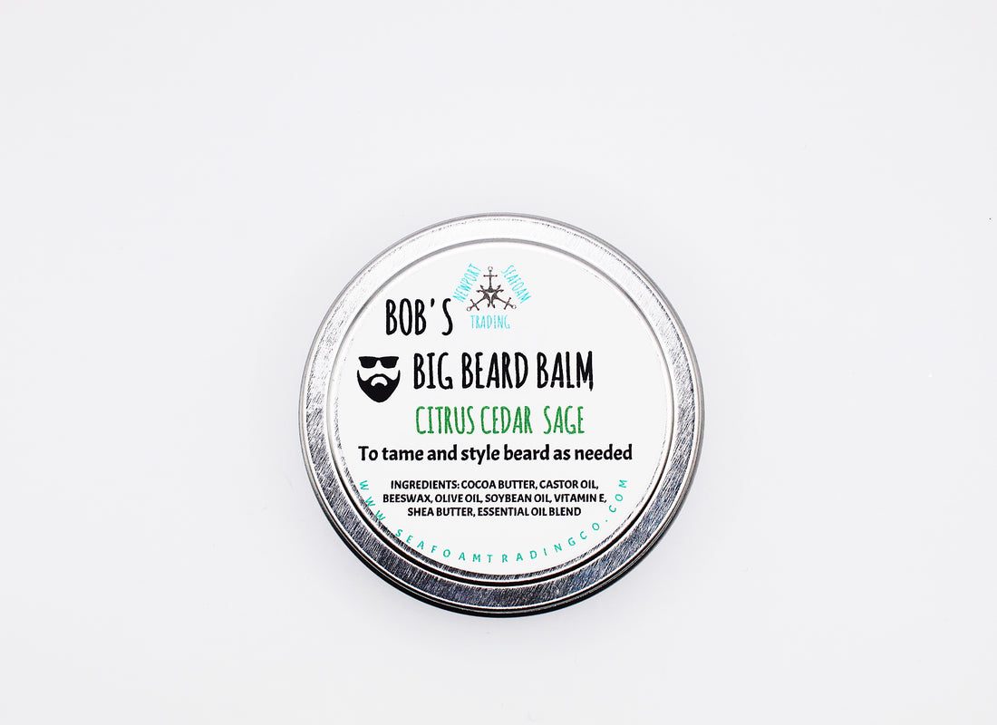 Citrus Cedar Sage Natural Beard Balm