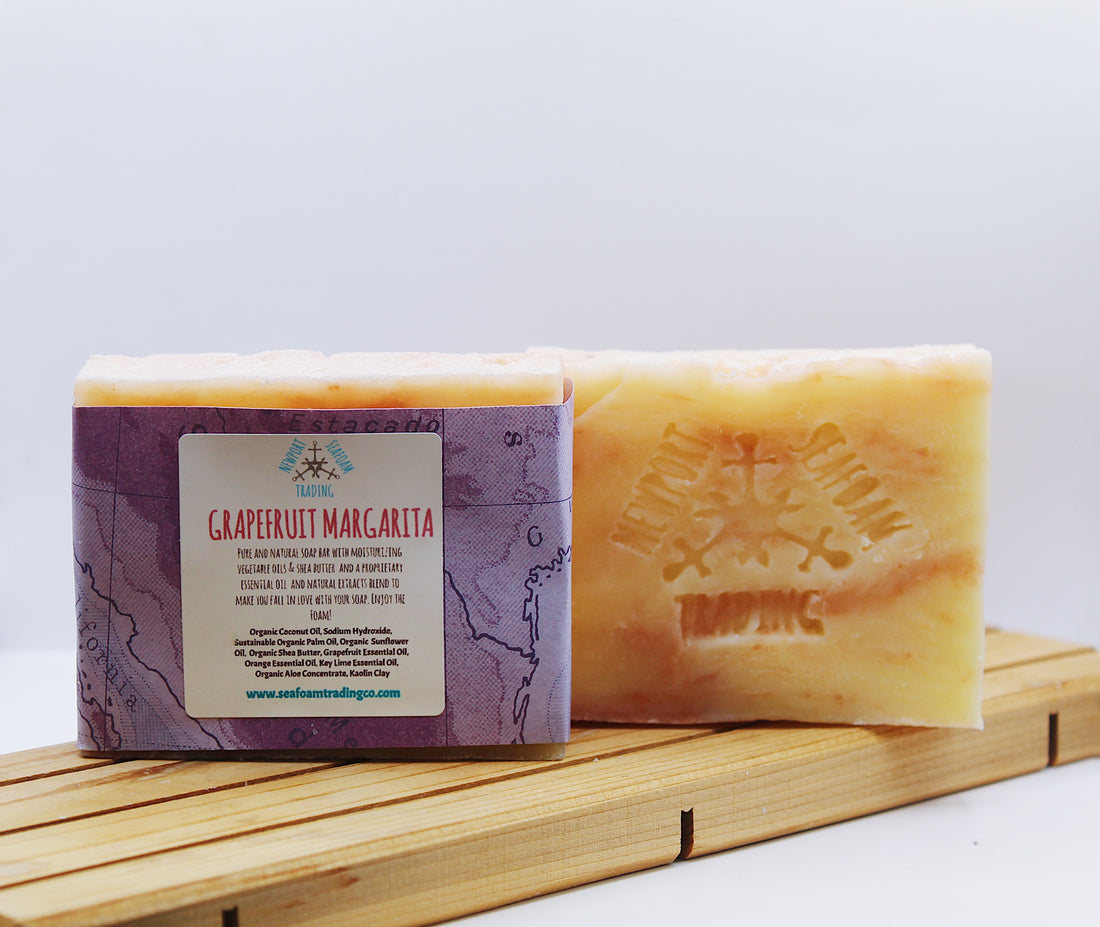 Grapefruit Margarita Organic Handmade Soap Bar