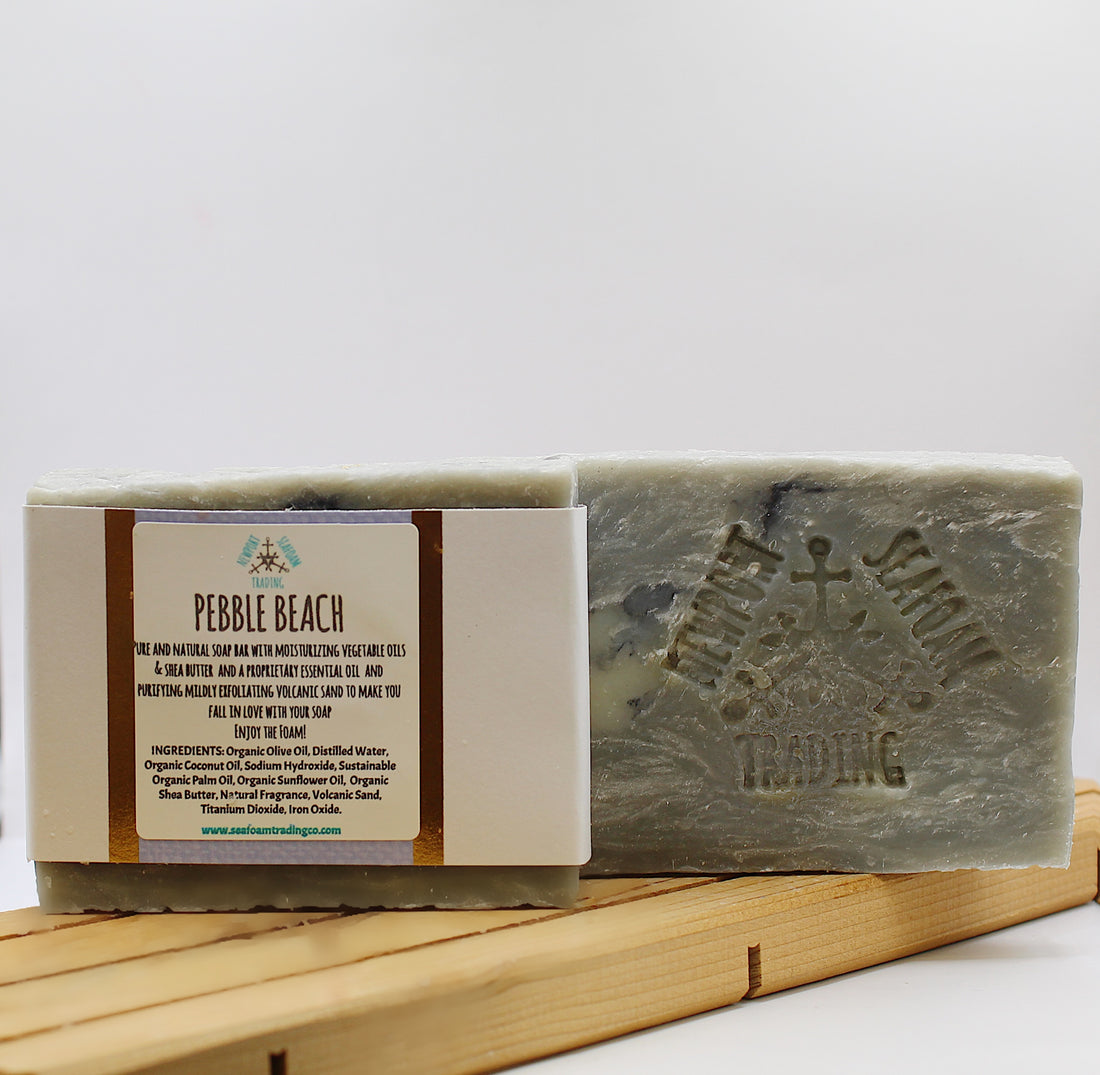 Pebble Beach Organic Handmade Soap Bar