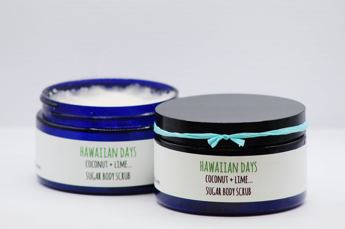 Hawaiian Days - Coconut Lime Organic Handmade Sugar Scrub