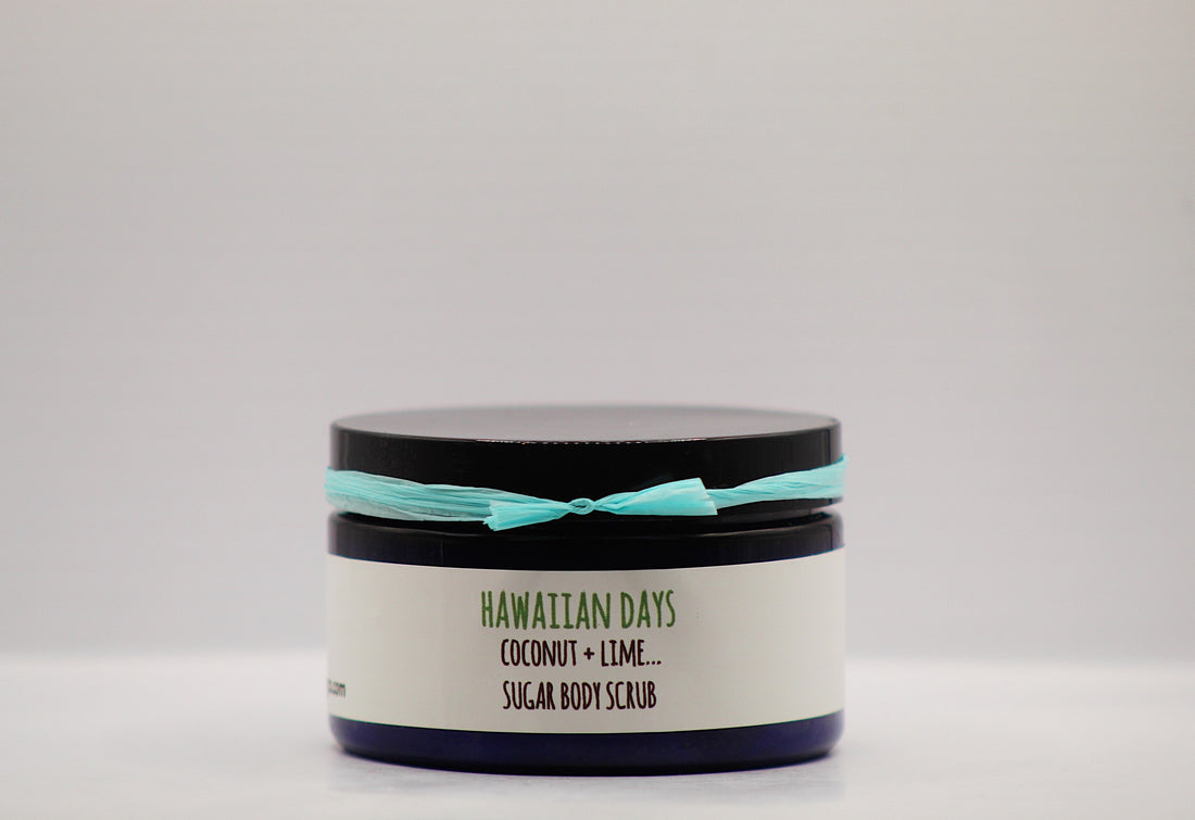Hawaiian Days - Coconut Lime Organic Handmade Sugar Scrub
