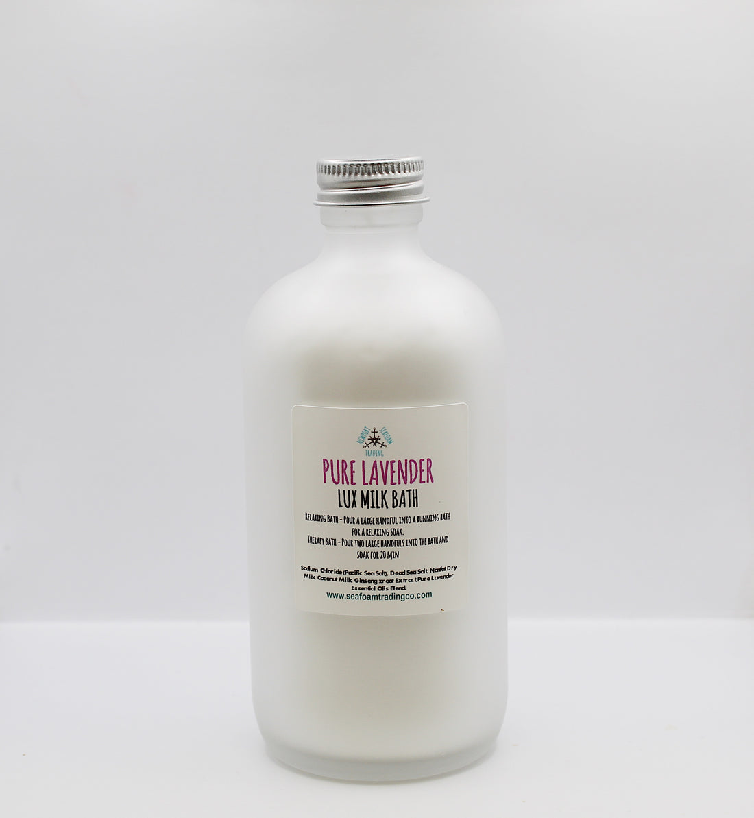 Pure Lavender Organic Handmade Lux Milk Bath