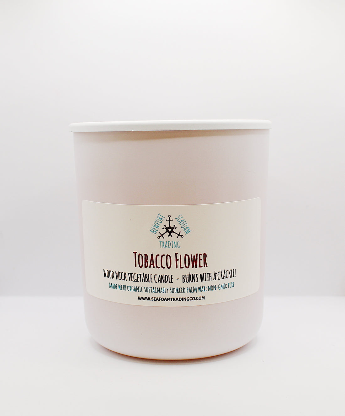 Tobacco Flower Organic Wood Wick Candle