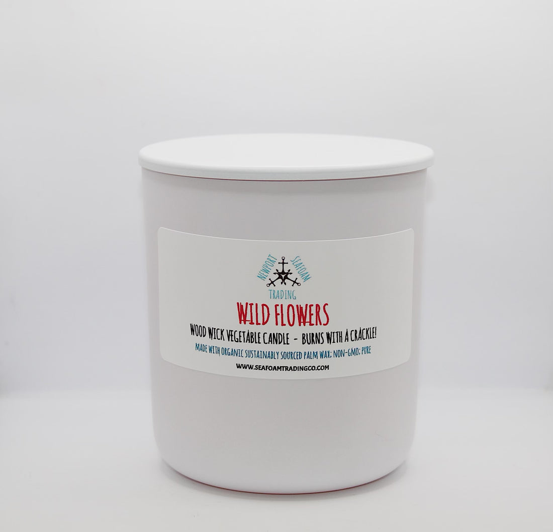 Wildflowers Organic Wood Wick Candle
