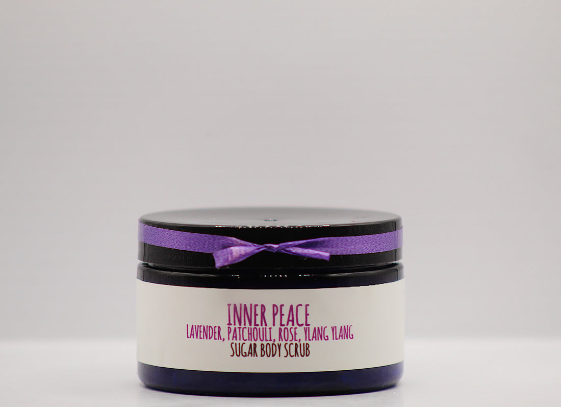 Inner Peace - Lavender, Patchouli, Ylang-Ylang Organic Handmade Sugar Scrub