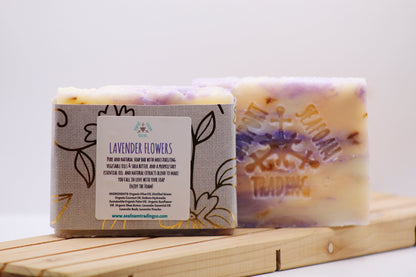 Lavender Flowers Organic Handmade Soap Bar