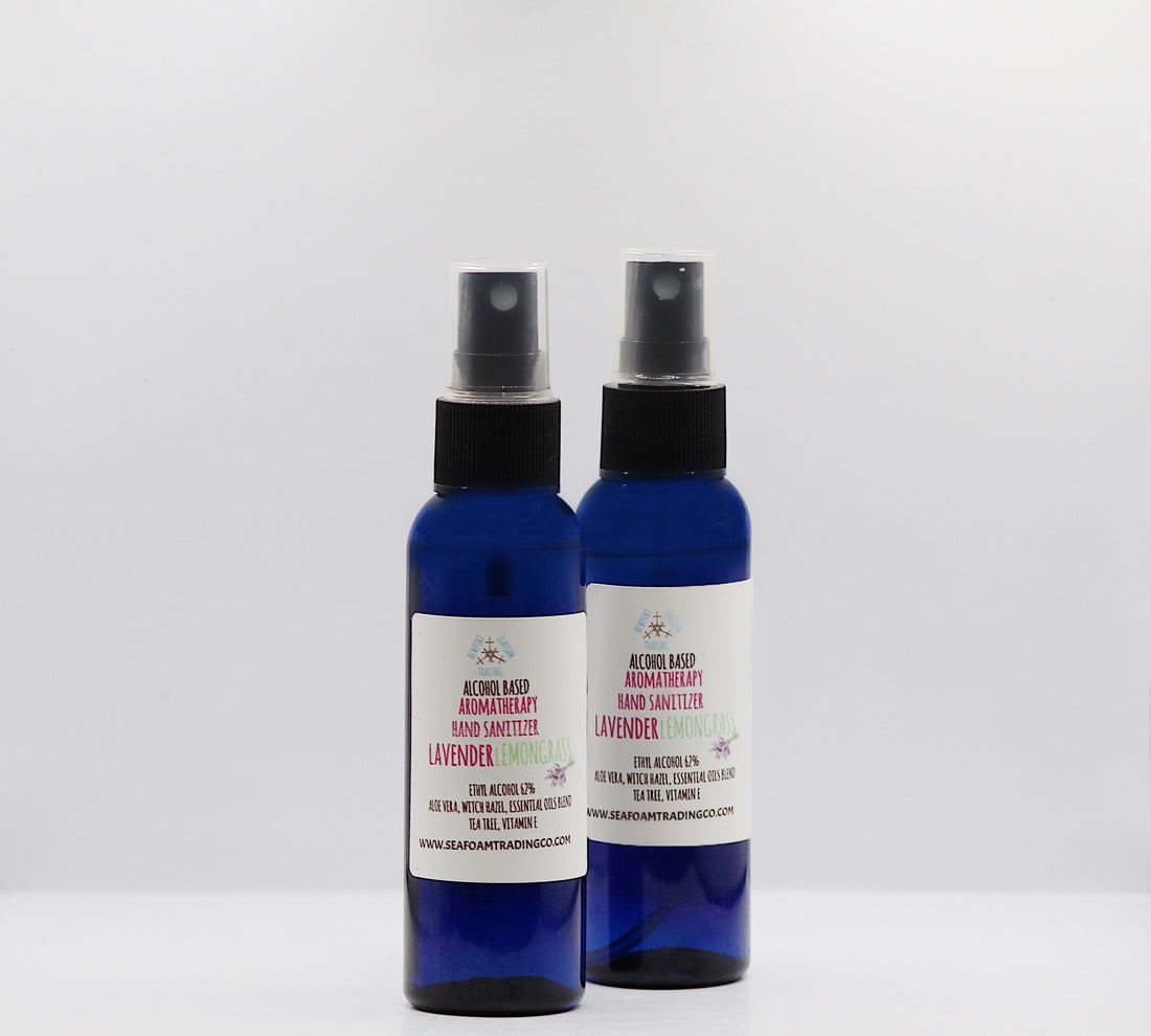 Lavender Lemongrass Natural Aromatherapy Hand Sanitizer