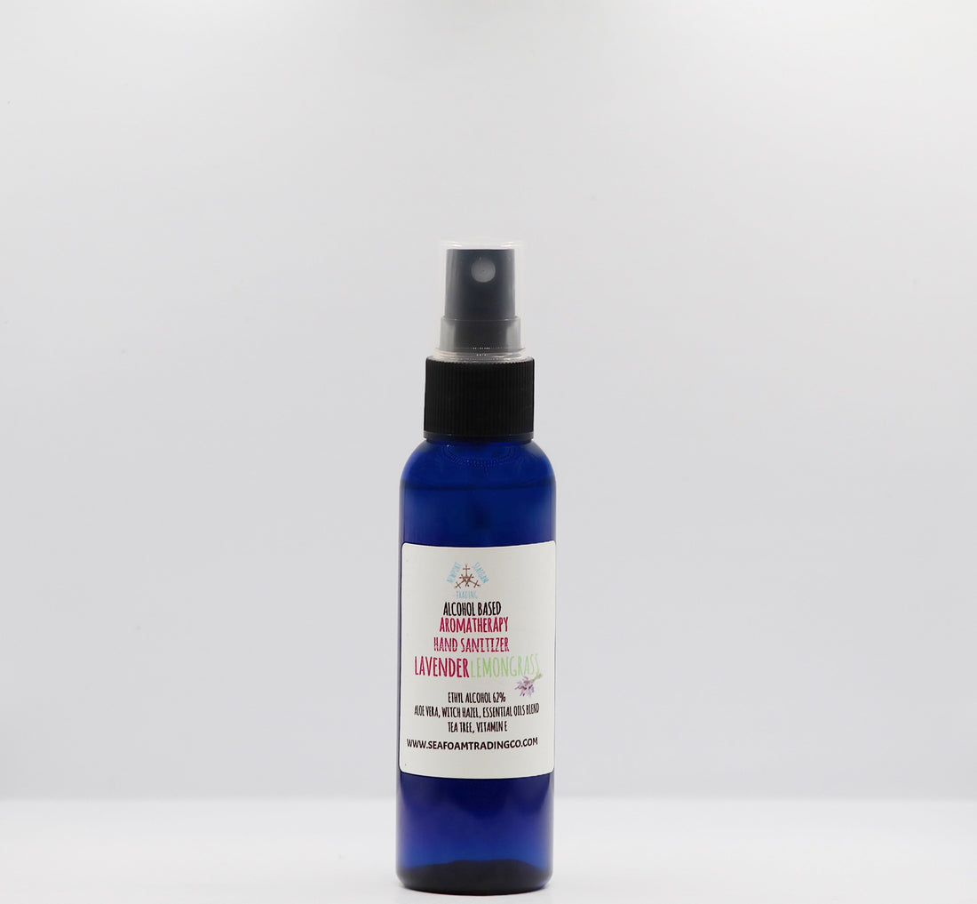 Lavender Lemongrass Natural Aromatherapy Hand Sanitizer