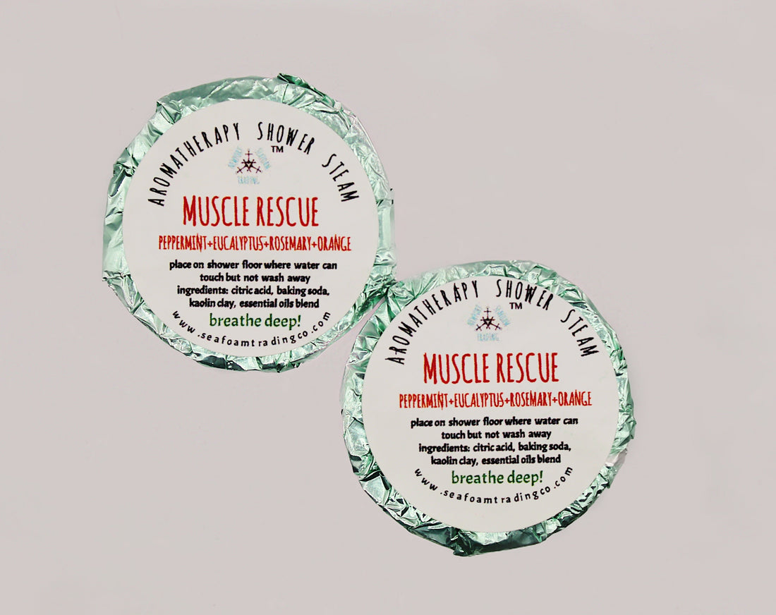 Muscle Rescue Organic Handmade Shower Steam