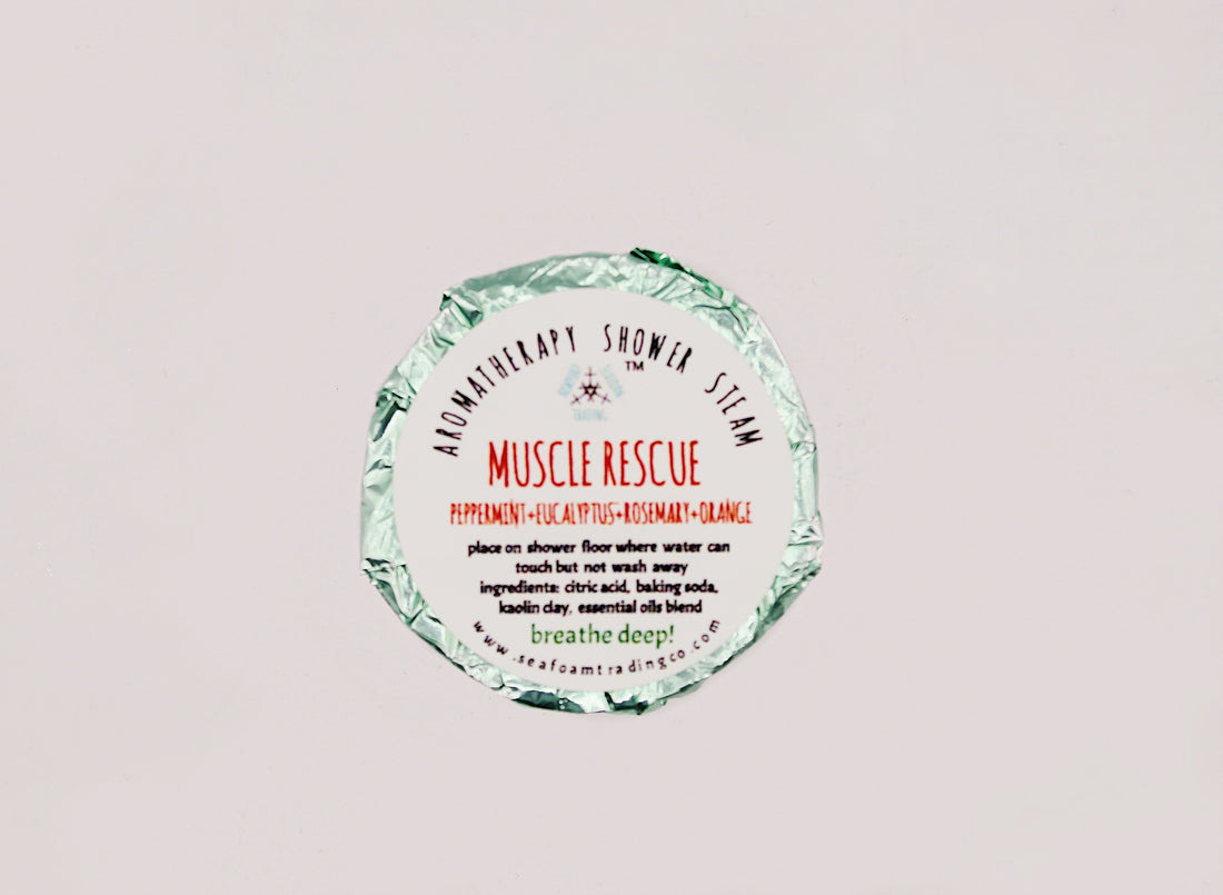Muscle Rescue Organic Handmade Shower Steam
