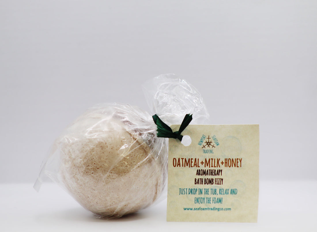 Oatmeal, Milk and Honey Organic Handmade Bath Bomb