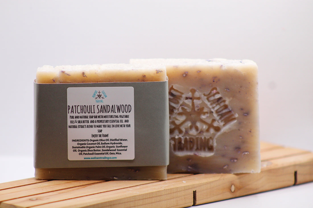 Patchouli Sandalwood Organic Handmade Soap Bar