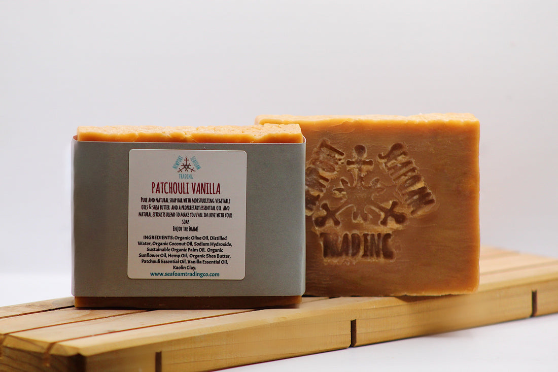 Patchouli Vanilla Organic Handmade Soap Bar