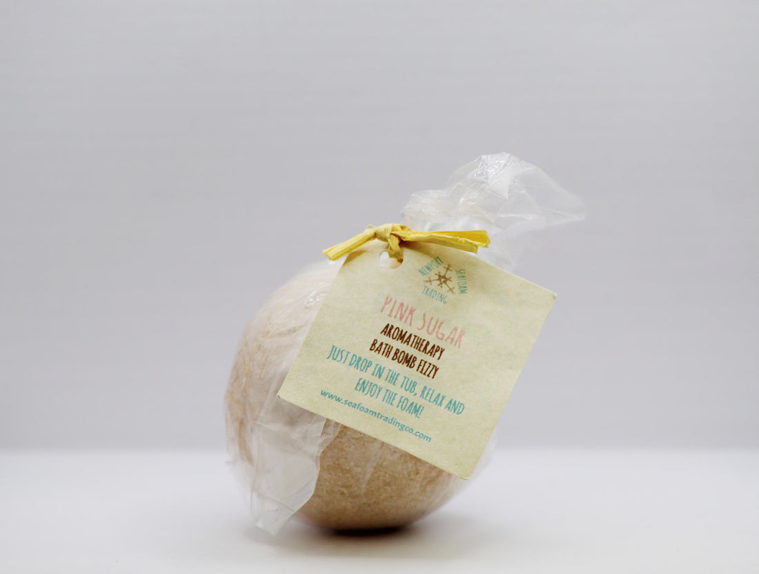 Pink Sugar Organic Handmade Bath Bomb